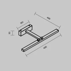 Applique Da Bagno-Maytoni bris applique da bagno moderno per specchio led 4000k