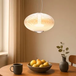 Lampade A Sospensione-Maytoni bruma lampada a sopensione led 12w 2700k ovale dimmerabile mod397pl-l12ch27k