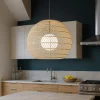 Lampadari Cucina-Maytoni cane lampadario da cucina con paralume intrecciato