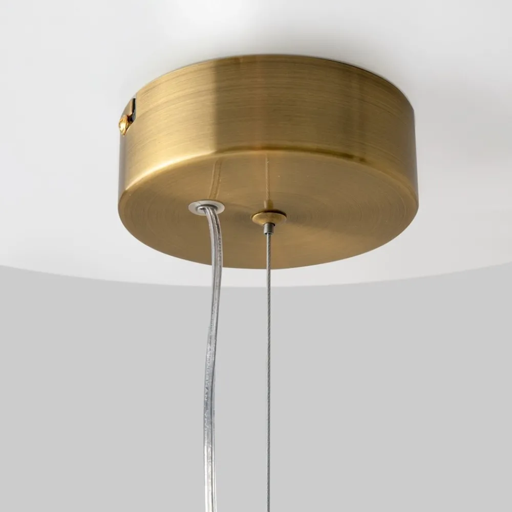 Lampade A Sospensione-Maytoni collar lampada a sospensione led 16w 3000k vetro decorato