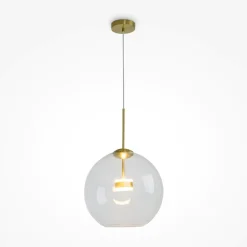 Lampadari Cucina-Maytoni cometa lampadario per isola cucina led 3000k