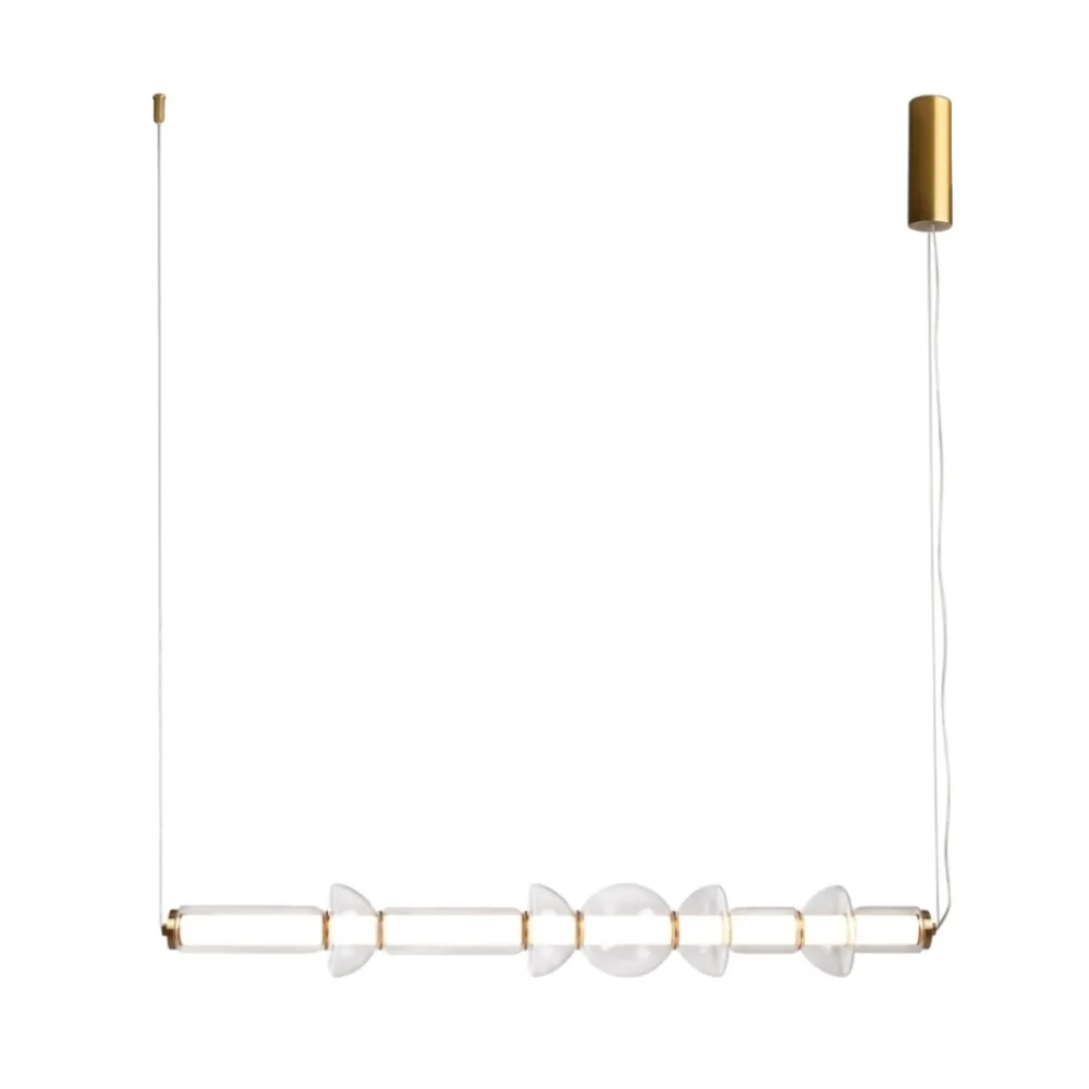 Lampadari Moderni-Maytoni cosmo lampadario moderno per tavolo led 39w 3000k colore oro