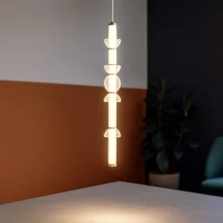 Lampadari Moderni-Maytoni cosmo lampadario moderno per tavolo led 39w 3000k colore oro