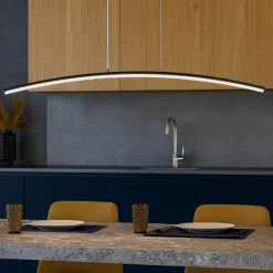 Lampadari Cucina-Maytoni curve lampadario cucina led 15w da 3000k a 4000k moderno