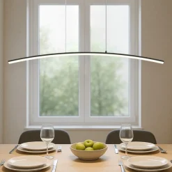 Lampadari Cucina-Maytoni curve lampadario cucina led 15w da 3000k a 4000k moderno