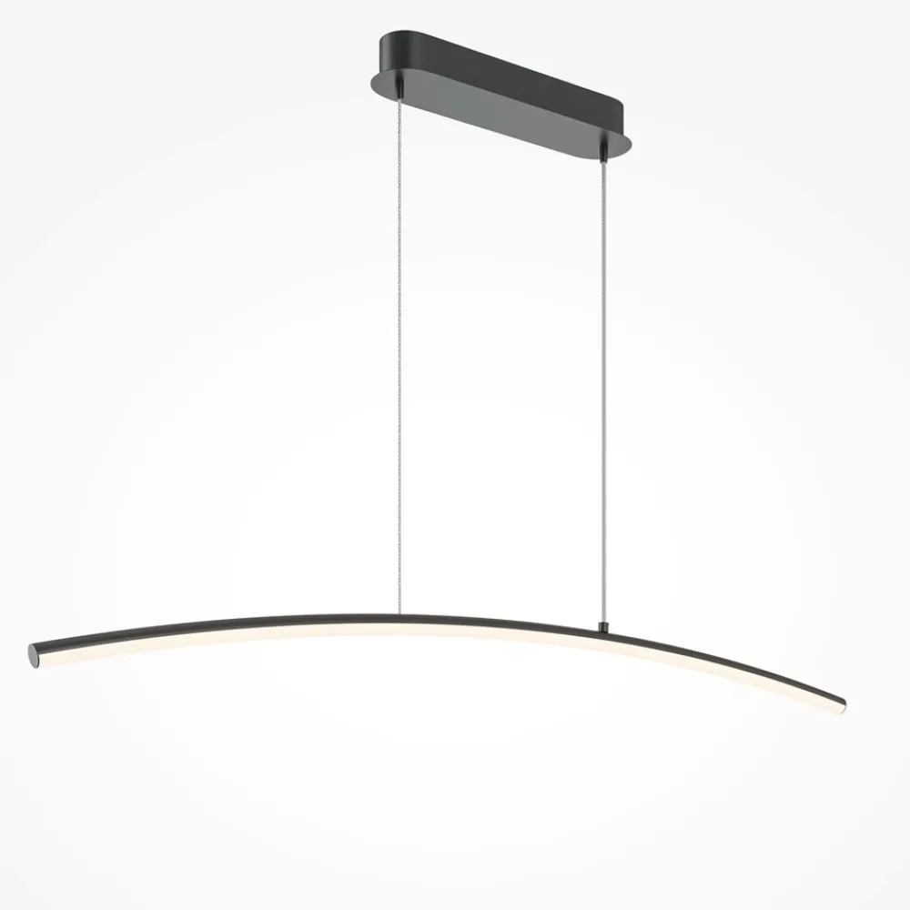 Lampadari Cucina-Maytoni curve lampadario cucina led 15w da 3000k a 4000k moderno