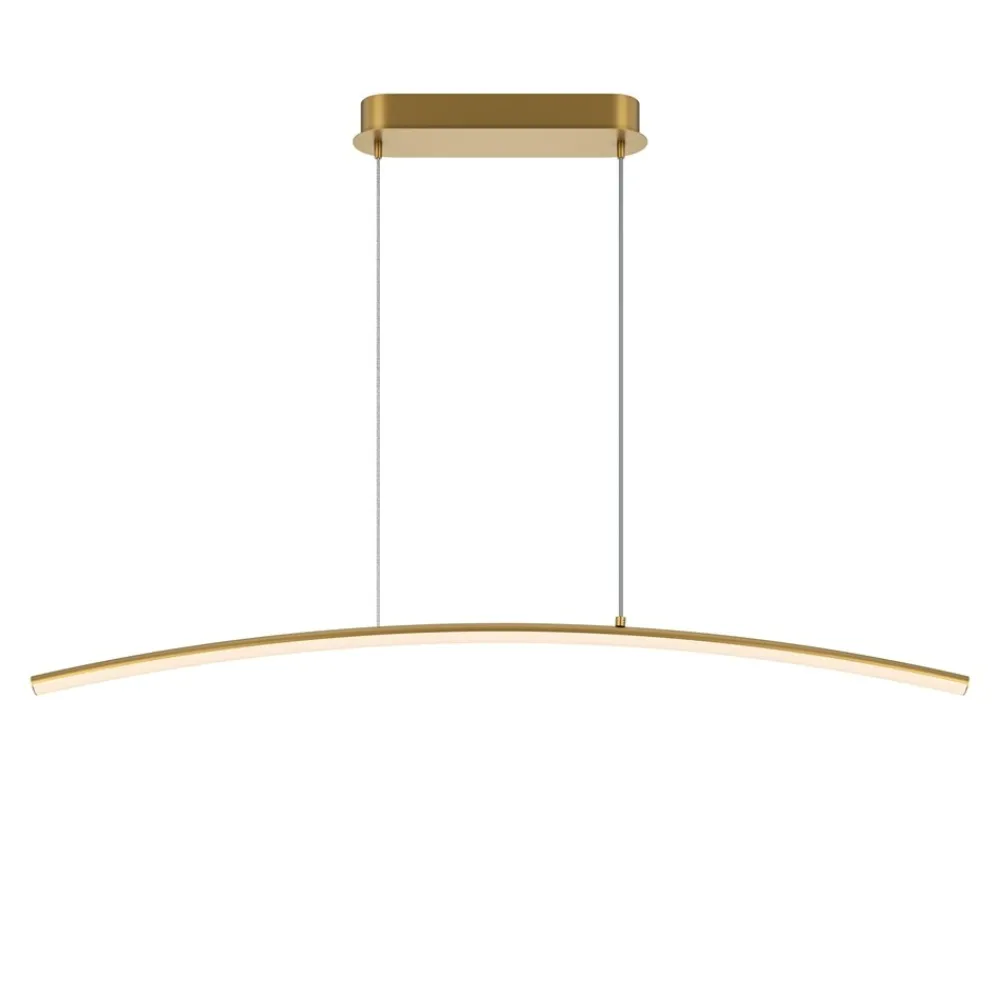 Lampadari Cucina-Maytoni curve lampadario minimal per cucina led 2600k a 3500k
