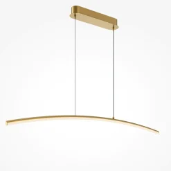 Lampadari Cucina-Maytoni curve lampadario minimal per cucina led 2600k a 3500k
