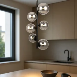 Lampadari Cucina-Maytoni dallas lampadario da cucina da cucina 6 portalampada a sfera