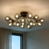 Plafoniere Moderne-Maytoni dallas plafoniera moderna 20 sfere vetro fume'