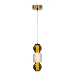 Lampade A Sospensione-Maytoni drop lampada a sospensione led 16w 3000k con sfere in vetro