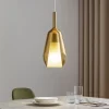 Lampade A Sospensione-Maytoni duality lampada a sospensione vetro oro specchiato per cucina