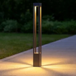 Lampioni Da Giardino-Maytoni elbe lampione da giardino moderno led 3000k ip65 rettangolare