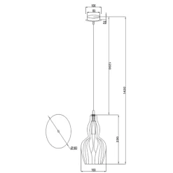 Lampade A Sospensione-Maytoni eustoma lampada a sospensione da cucina