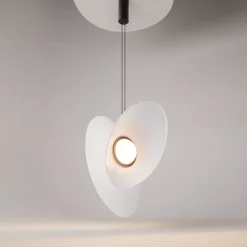 Lampade A Sospensione-Maytoni evolution lampada led 9w 3000k a sospensione bianca