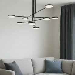 Lampadari Moderni-Maytoni fad lampadario moderno led 49w 3000k orientabile