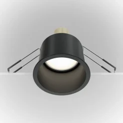 Faretti Da Incasso-Maytoni faretto da incasso a soffitto rotondo nero reif