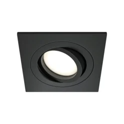 Faretti Da Incasso-Maytoni faretto da incasso aton nero quadrato per controsoffitto orientabile