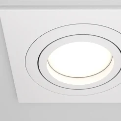 Faretti Da Incasso-Maytoni faretto da soffitto atom cestello da incasso 2 luci bianco
