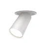Faretti Da Incasso-Maytoni faretto focus bianco cilindro orientabile da incasso a soffitto