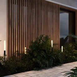 Lampioni Da Giardino-Maytoni flare lampione da giardino con picchetto moderno led 3000k ip65