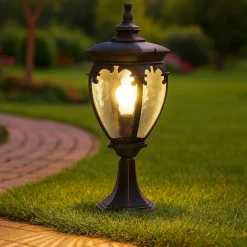 Lampioni Da Giardino-Maytoni fleur lampioncino da giardino ip44 portalampada in vetro