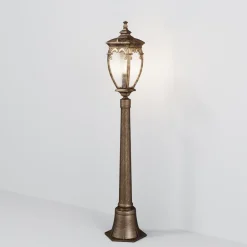 Lampioni Da Giardino-Maytoni fleur lampione da giardino ip44 colore oro