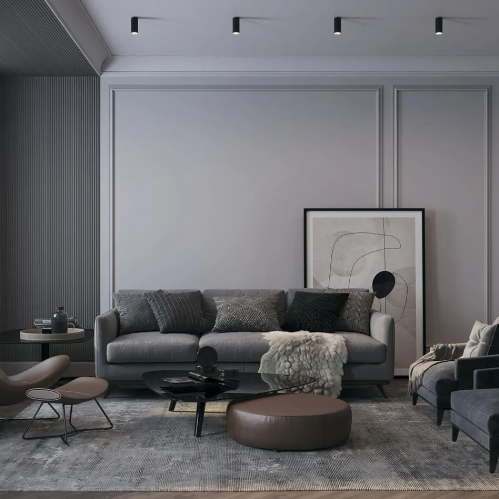 Faretti Da Soffitto-Maytoni focus faretto da soffitto cilindro nero gu10
