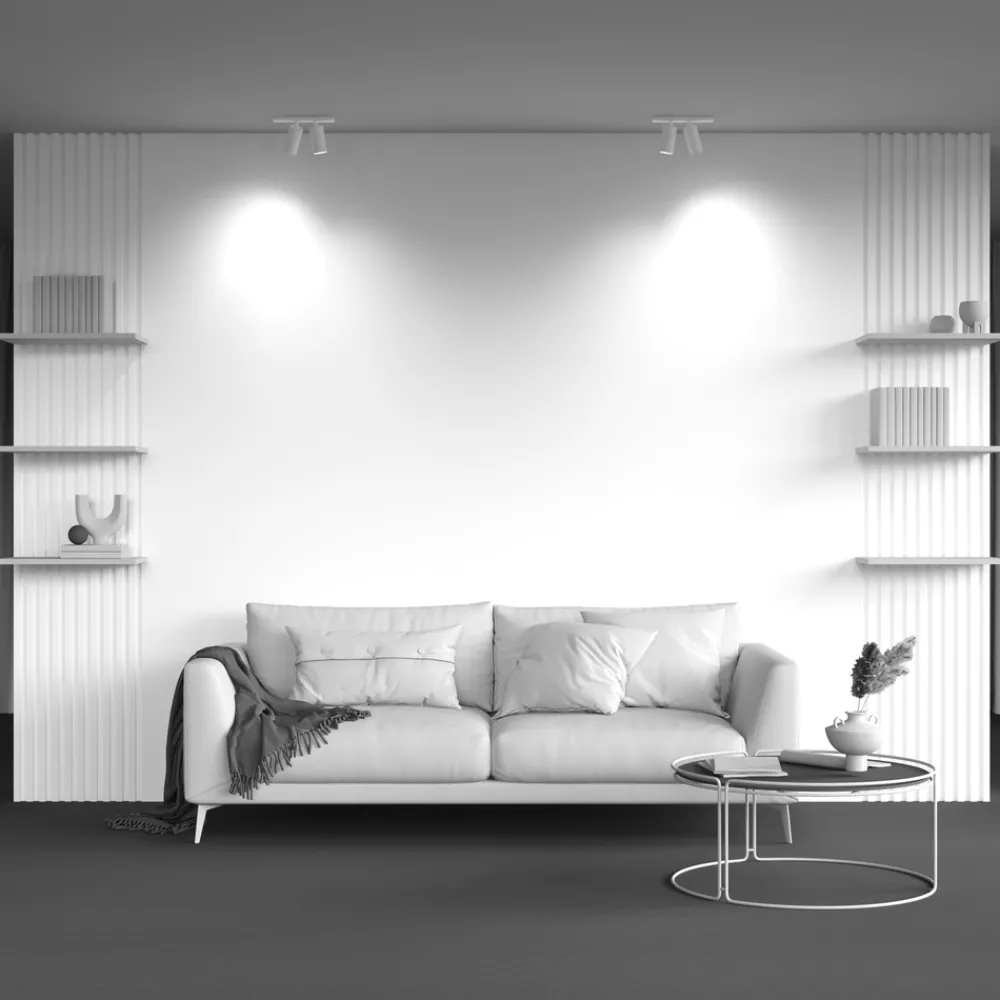 Plafoniere Moderne-Maytoni focus plafoniera da soffitto con 2 faretti orientabili