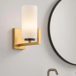 Applique Da Bagno-Maytoni fortano applique da bagno elegante oro stile contemporaneo