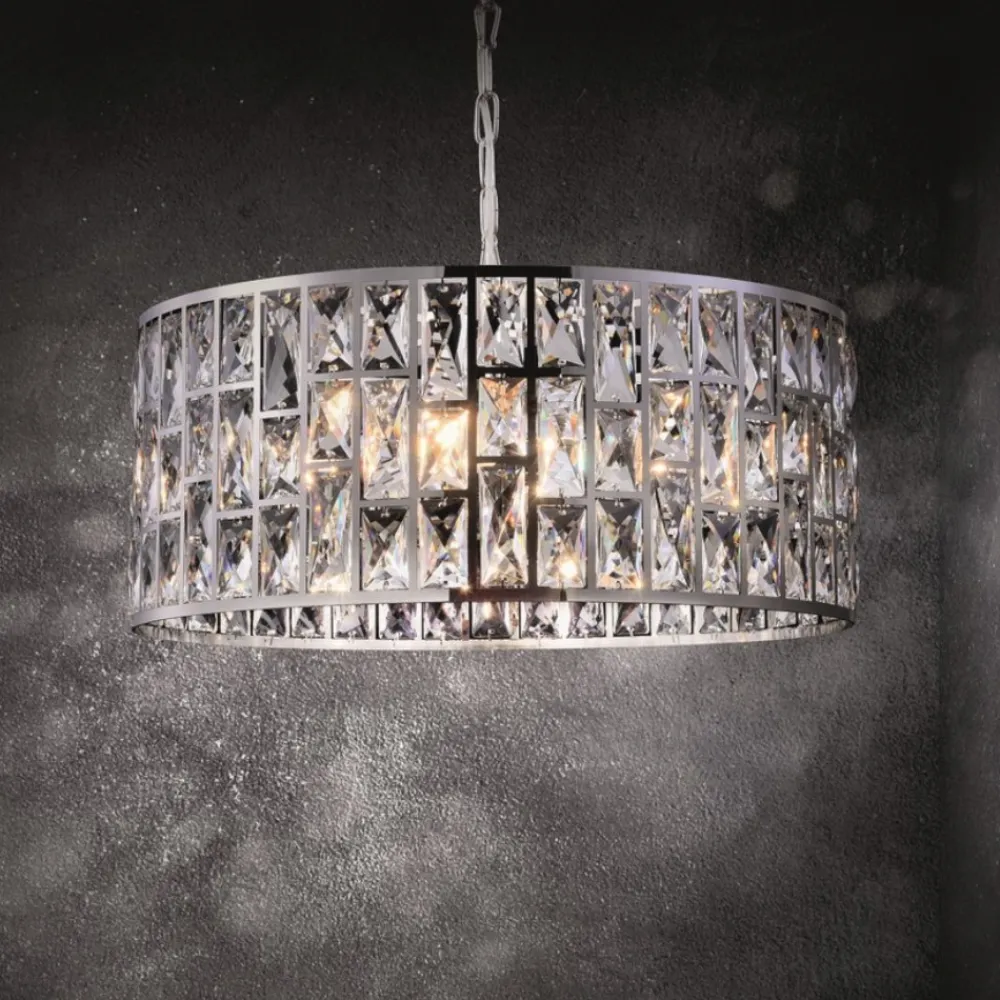 Lampadario Camera Da Letto-Maytoni gelid lampadario per camera da letto effetto cristallo
