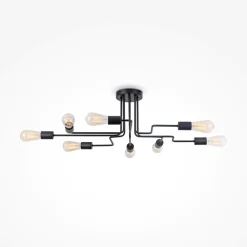 Plafoniere Moderne-Maytoni gilbert plafoniera moderna colore nero