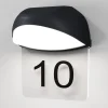 Applique Da Esterno-Maytoni gloss applique da esterno led 3000k ip65 targa segnaletica