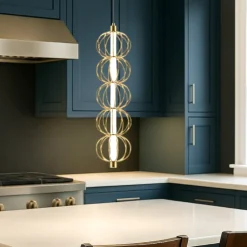 Lampade A Sospensione-Maytoni golden cage lampada a sospensione led 3000k design elegante