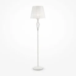 Lampade Da Terra-Maytoni grace lampada da terra classica bianca per camera da letto