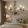 Lampadario Camera Da Letto-Maytoni grace lampadario con pendenti 6 luci