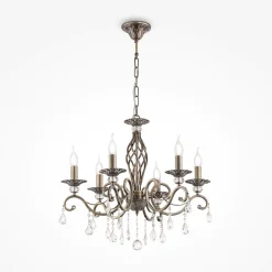 Lampadario Camera Da Letto-Maytoni grace lampadario con pendenti 6 luci