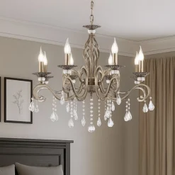 Lampadario Camera Da Letto-Maytoni grace lampadario 8 luci per camera da letto