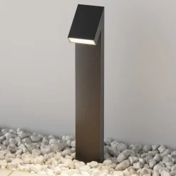Lampioni Da Giardino-Maytoni guss lampione da giardino led 3000k ip65 nero moderno