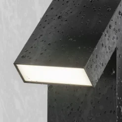 Lampioni Da Giardino-Maytoni guss lampione da giardino led 3000k ip65 nero moderno