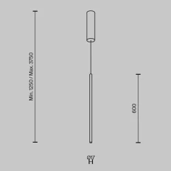 Lampade A Sospensione-Maytoni halo lampada a sospensione per comodino led 2600k a 3500k