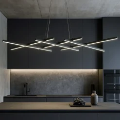 Lampadari Cucina-Maytoni halo lampadario cucina led 40w da 3000k a 4000k moderno