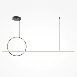 Lampadari Cucina-Maytoni halo lampadario da cucina led 40w da 3000k a 4000k moderno
