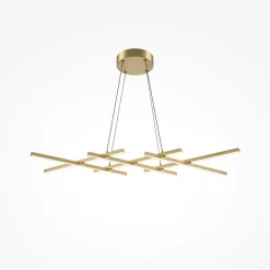 Lampadari Cucina-Maytoni halo lampadario per cucina led 2600k a 3500k