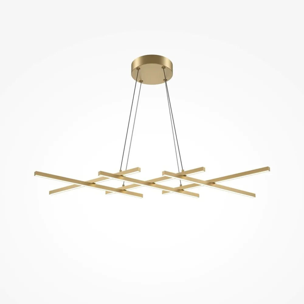 Lampadari Cucina-Maytoni halo lampadario per cucina led 2600k a 3500k