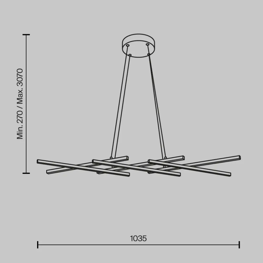 Lampadari Cucina-Maytoni halo lampadario per cucina led 2600k a 3500k