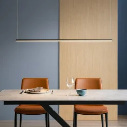 Lampadari Moderni-Maytoni halo lampadario sottile moderno nero led 10w 3000k 4000k