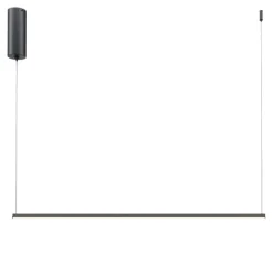 Lampadari Moderni-Maytoni halo lampadario sottile moderno nero led 10w 3000k 4000k