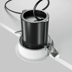 Faretti Da Incasso-Maytoni hidden faretto da incasso led 10w 3000k 220v tondo bianco orientabile retrattile