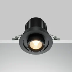 Faretti Da Incasso-Maytoni hidden faretto retrattile da incasso led 10w 3000k 220v orientabile nero